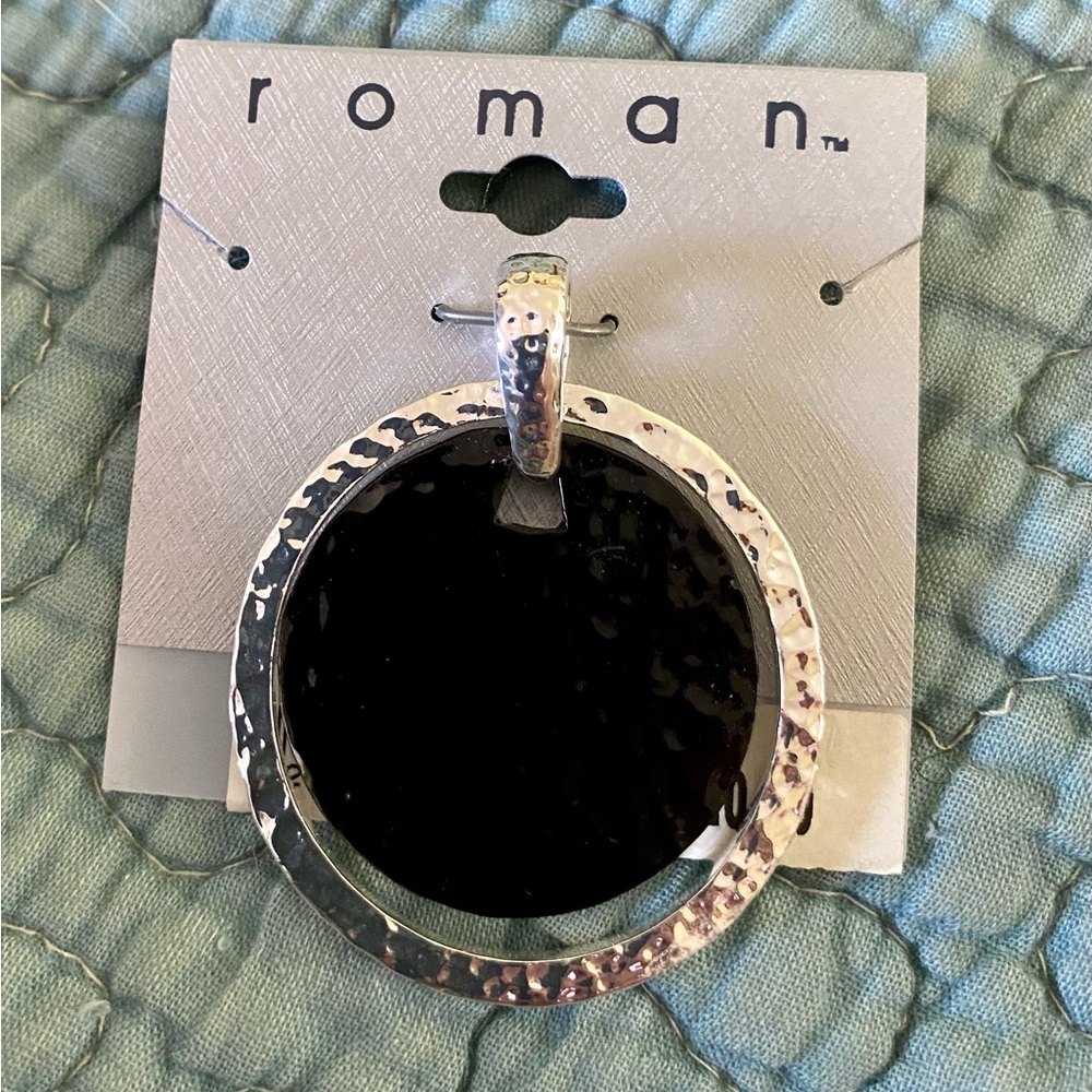 Black and Silver Pendant